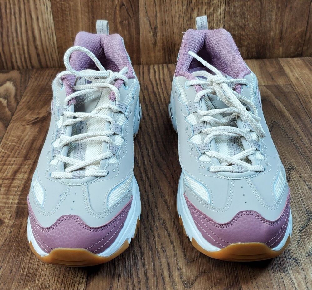 Skechers D'Lites Women's Size 9 Taupe Mauve Sneaker Shoes Color TPMT 150241